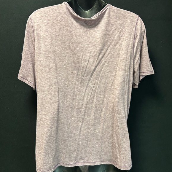 lululemon Do The Daily Short Sleeve Tee. Color - Heathered Smoky Mulberry. - Picture 5 of 7